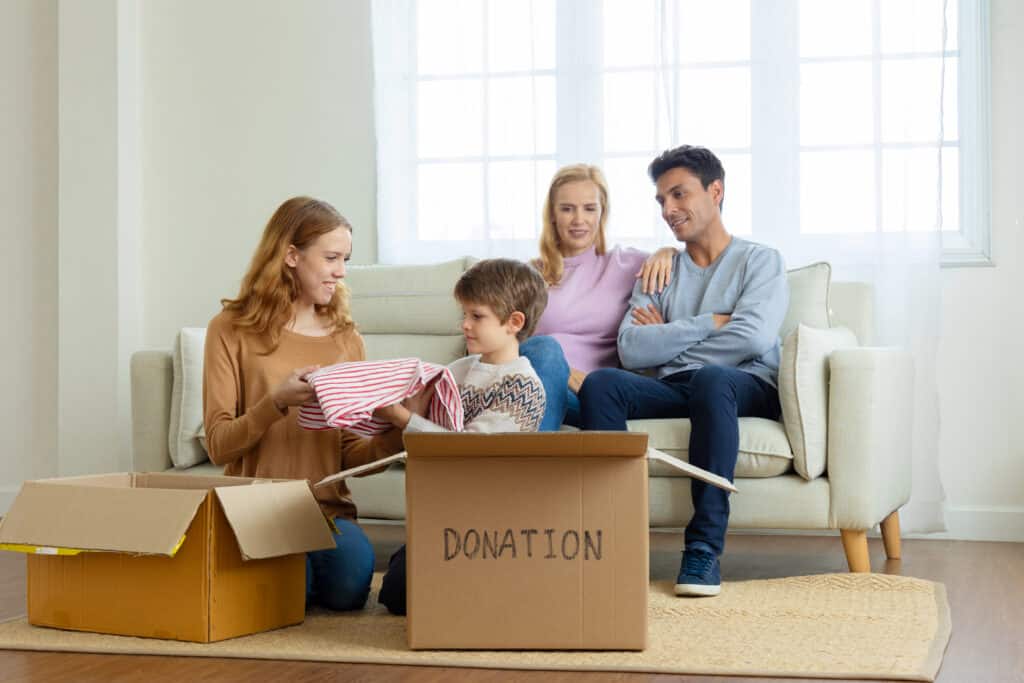 happy family pick up waste items donation and reu 2023 11 27 05 36 17 utc